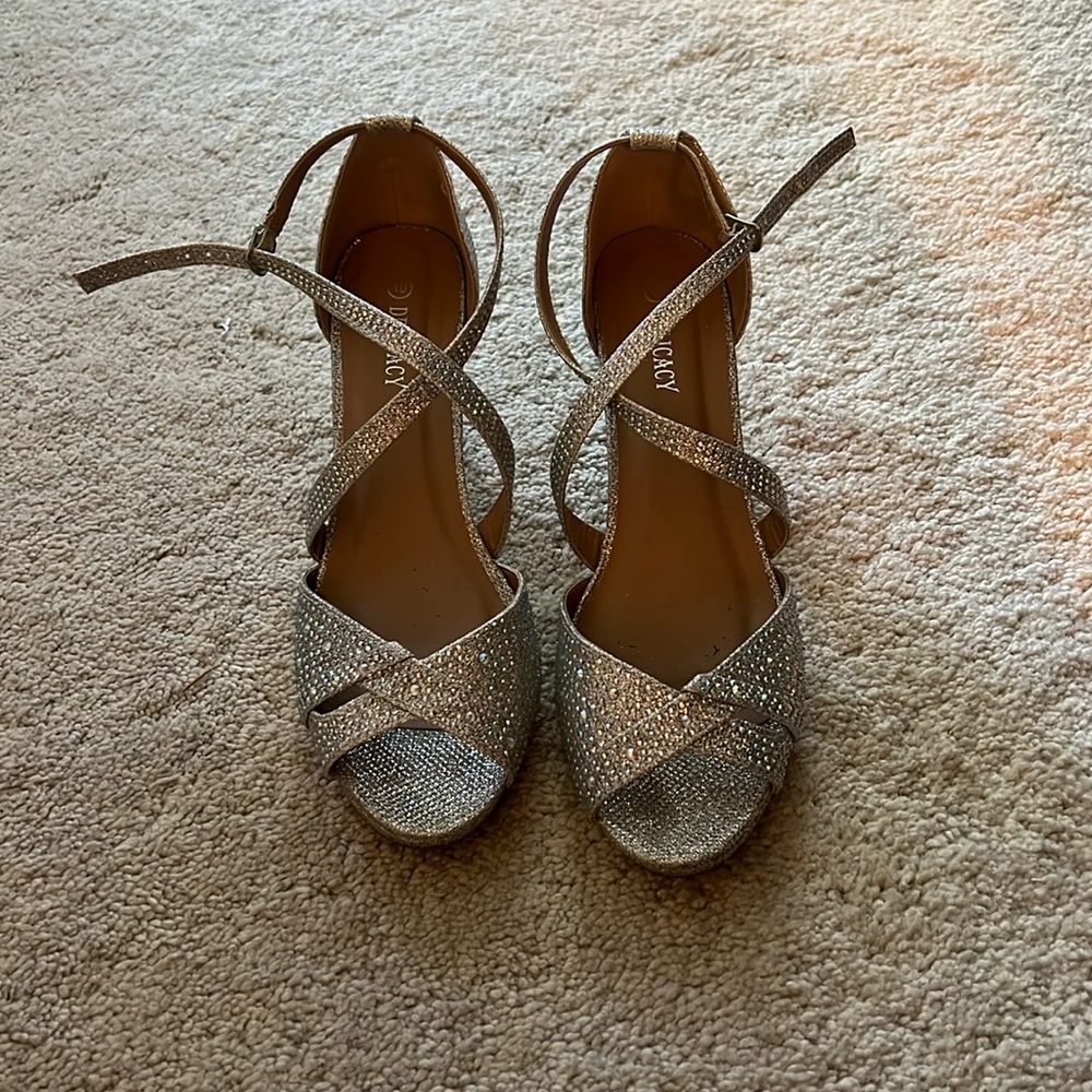 Womens sparkly heels size 10